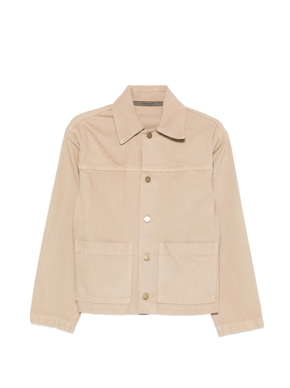 Enza Costa buttoned cotton jacket - Toni neutri