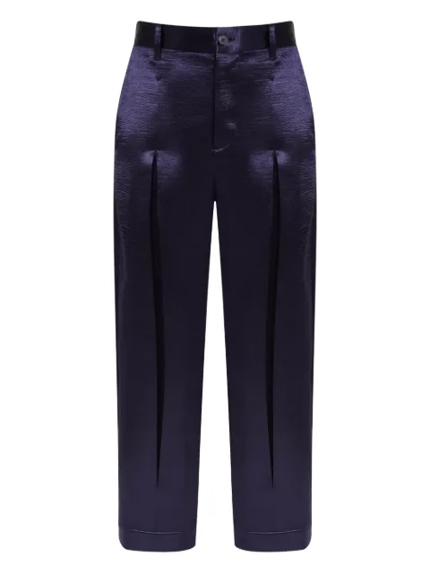 À La Garçonne pleated tailored trousers