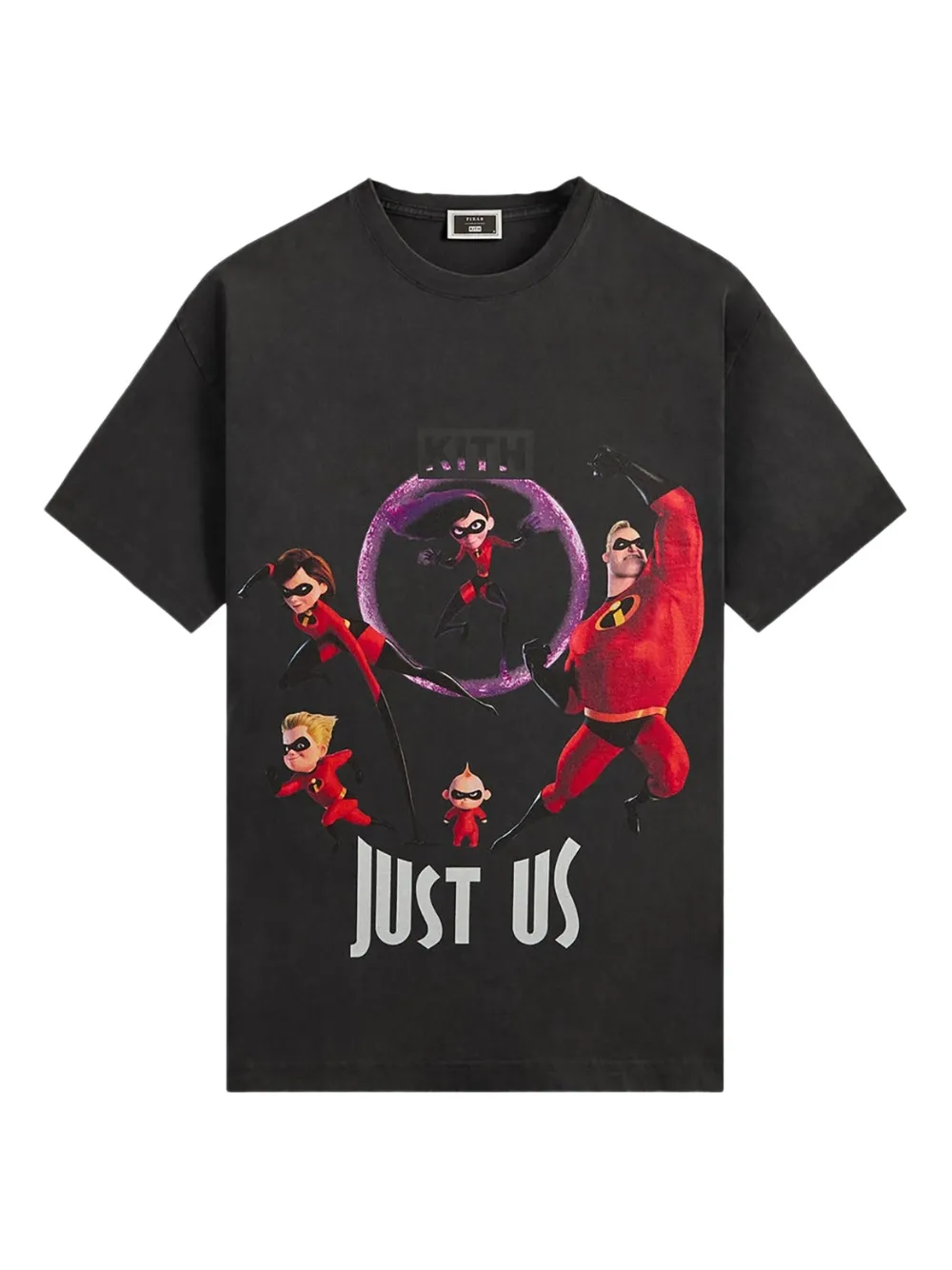KITH x Pixar The Incredibles graphic T-shirt - Schwarz
