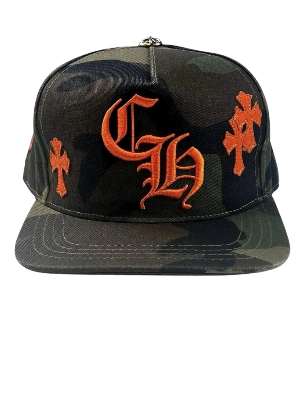 Chrome Hearts embroidered-logo hat - Verde