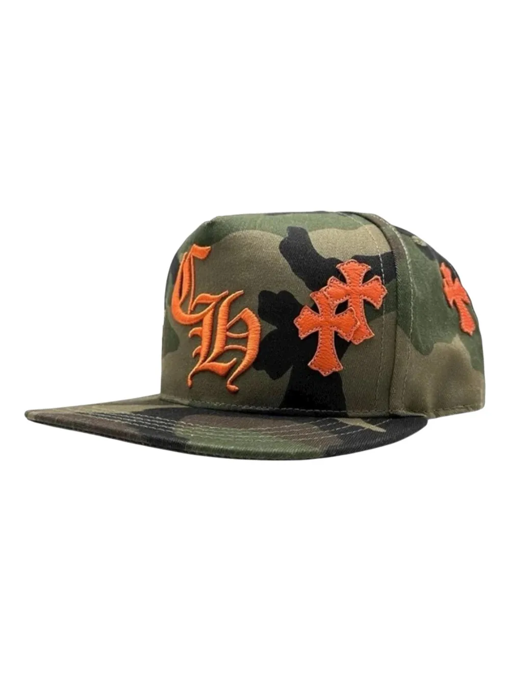 Chrome Hearts embroidered-logo hat - Groen