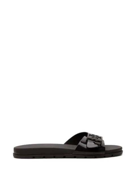 Tory Burch logo-buckle slides
