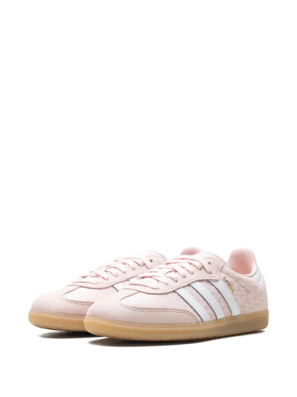 adidas Samba OG zigzag gestreepte sneakers Roze