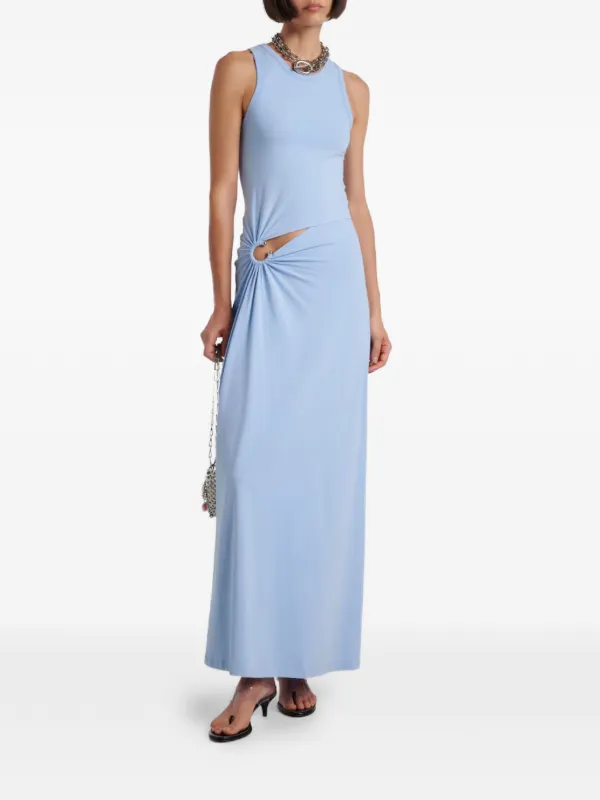 Rabanne cut-out Maxi Dress | Blue | FARFETCH