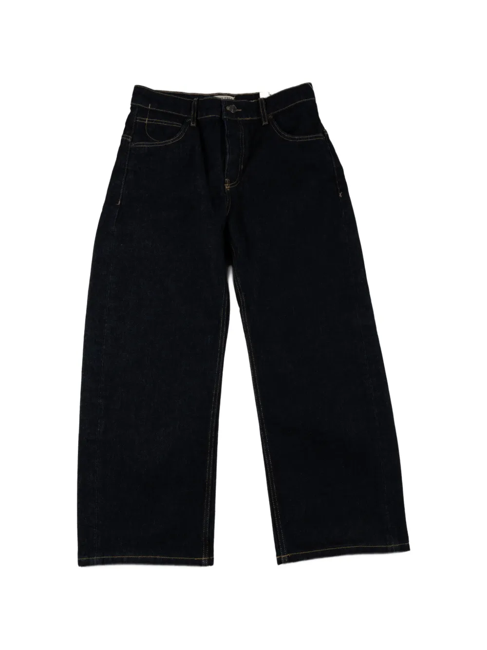 Free People button-fastening boyfriend jeans - Blu