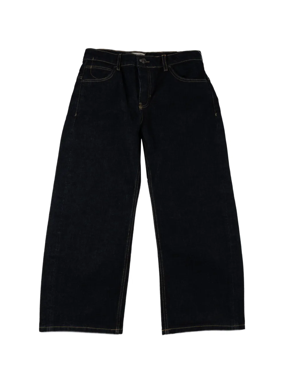 Free People button-fastening boyfriend jeans - Blau