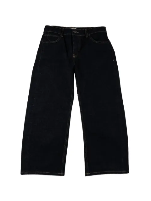 Free People button-fastening boyfriend jeans
