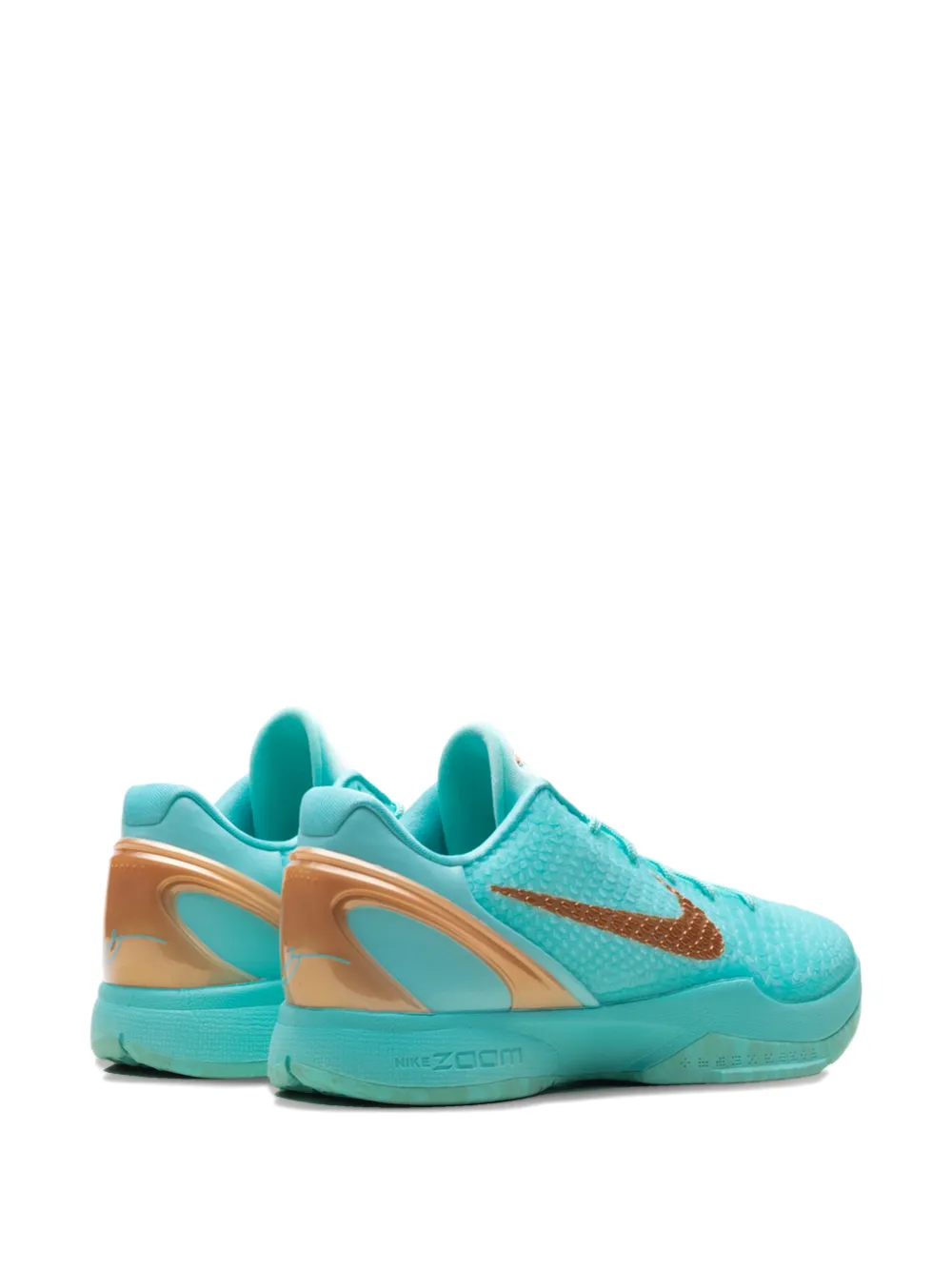 Nike x Jalen Brunson metallic sneakers Blauw