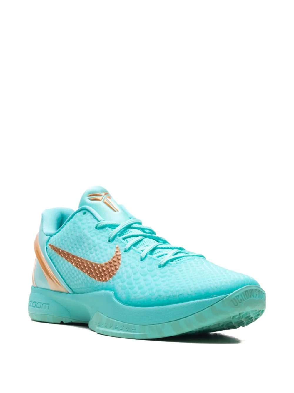Nike x Jalen Brunson metallic sneakers Blauw