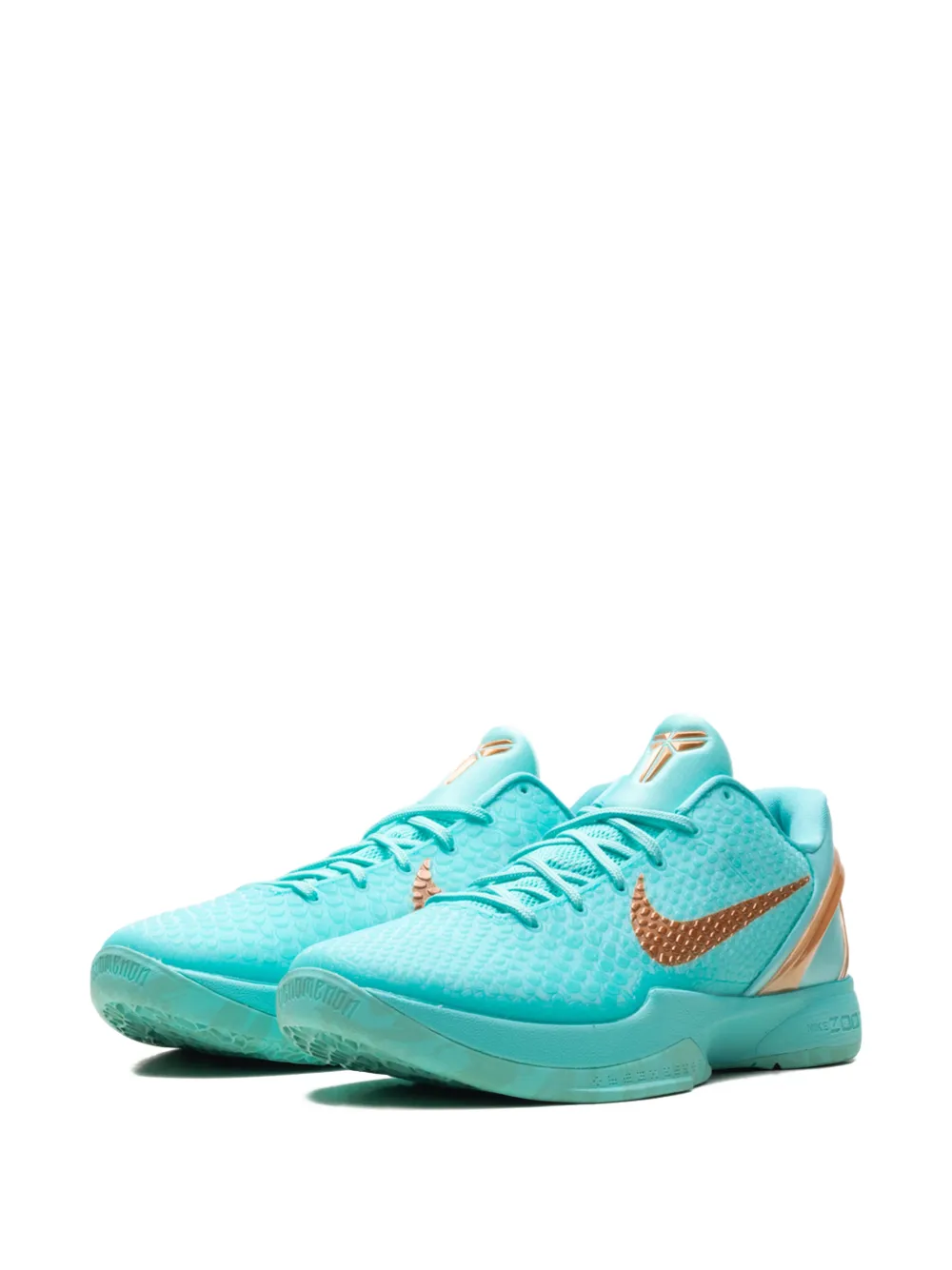 Nike x Jalen Brunson metallic sneakers Blauw
