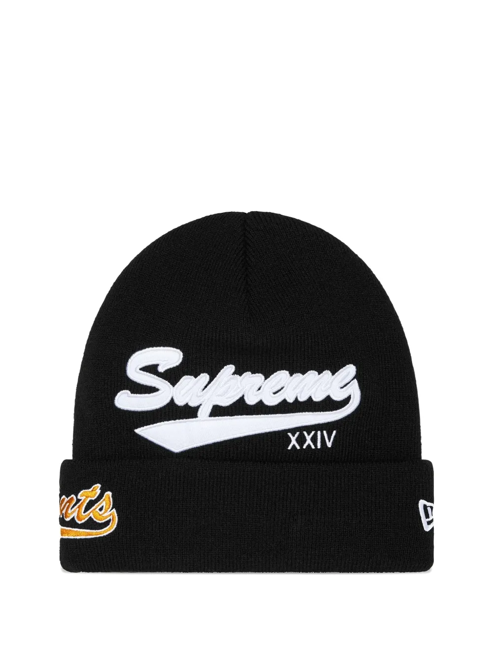 Supreme x New Era Salvation beanie hat - Nero