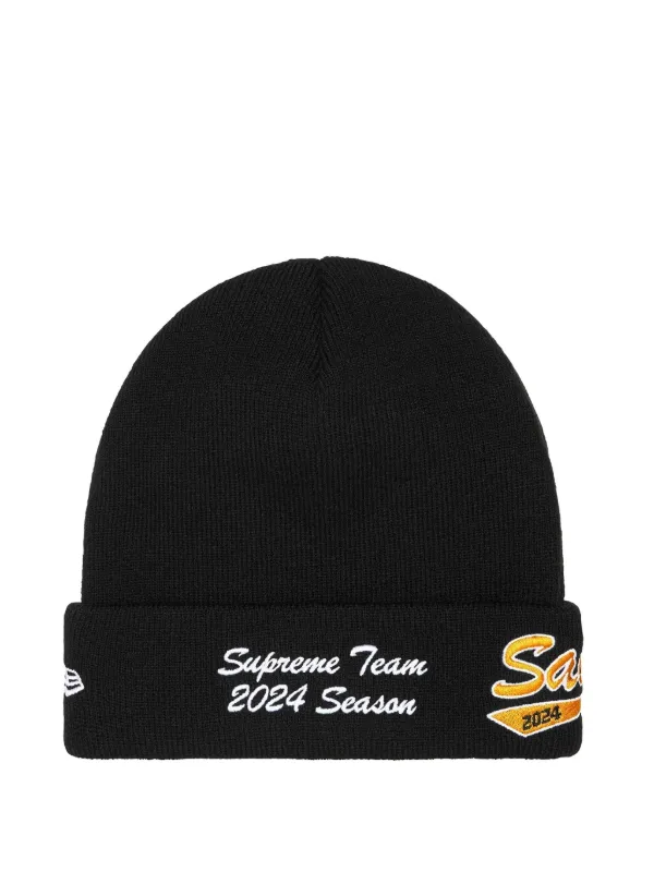Supreme x New Era Salvation Beanie Hat | Black | FARFETCH