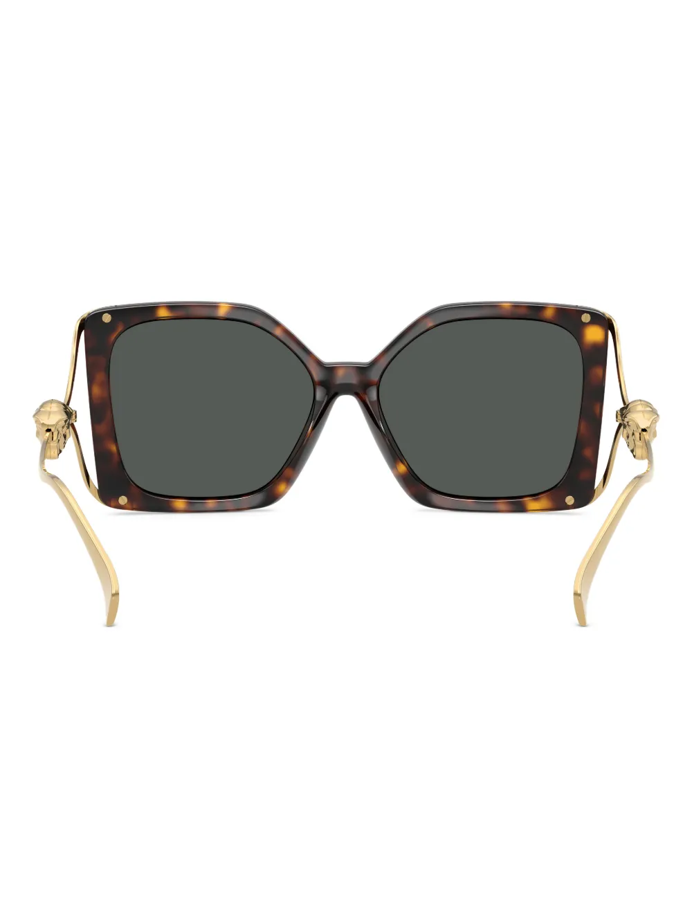 Versace Eyewear Zonnebril met vlinder montuur Bruin