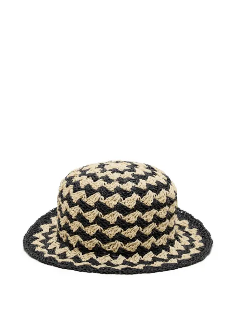 Closed patterned sun hat