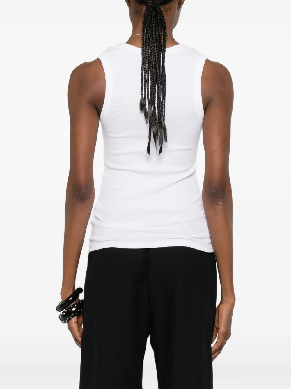 Enza Costa Mouwloze top Wit