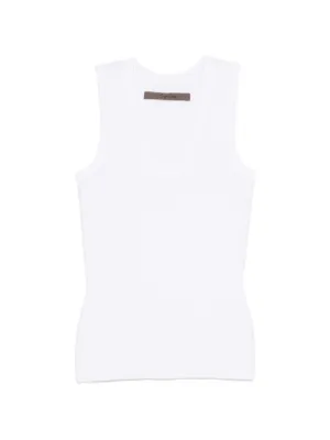 Jean Paul Gaultier Ribbed Tank Top | White | FARFETCH
