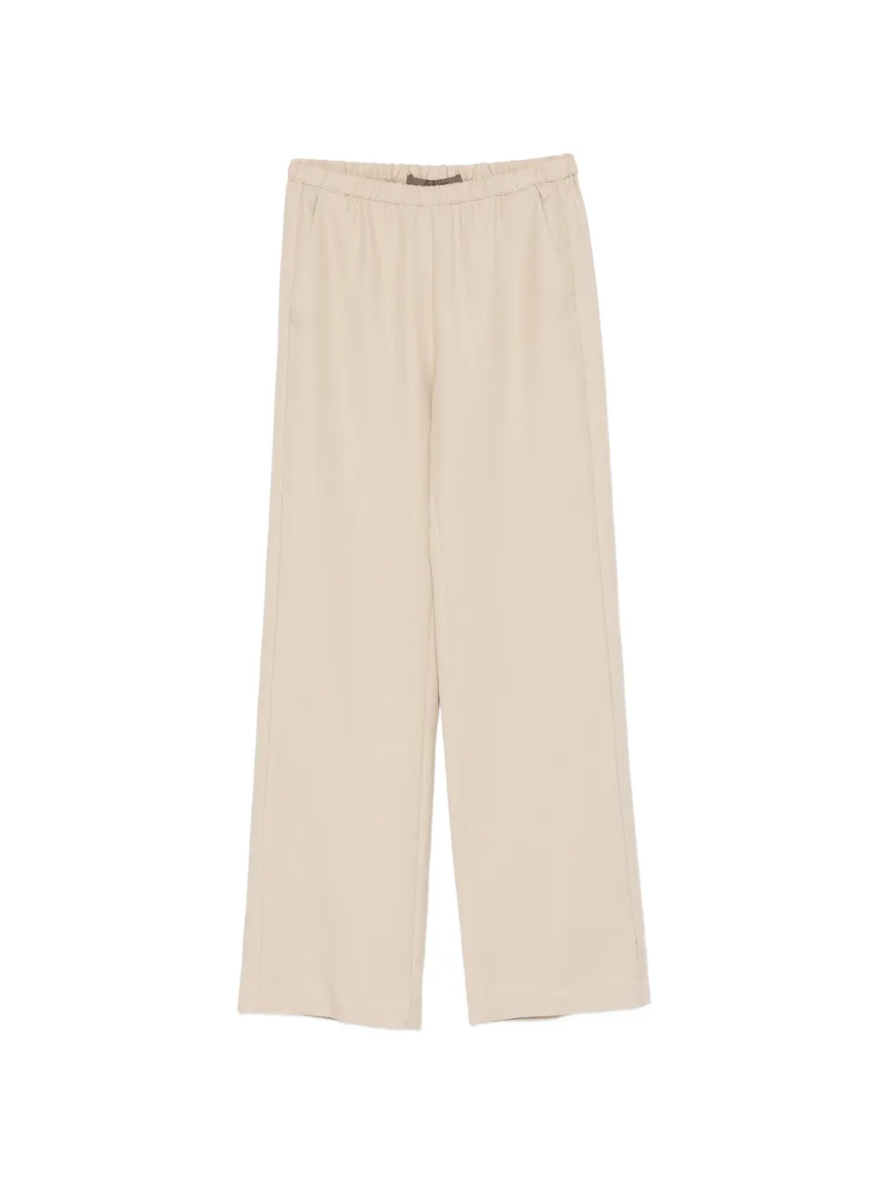 Enza Costa elasticated twill trousers - Toni neutri