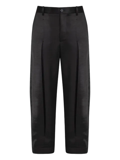 À La Garçonne pleated tailored trousers