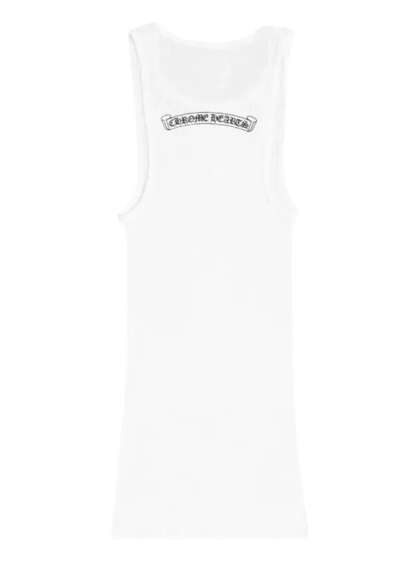 Chrome Hearts ロゴ タンクトップ | ホワイト | FARFETCH JP