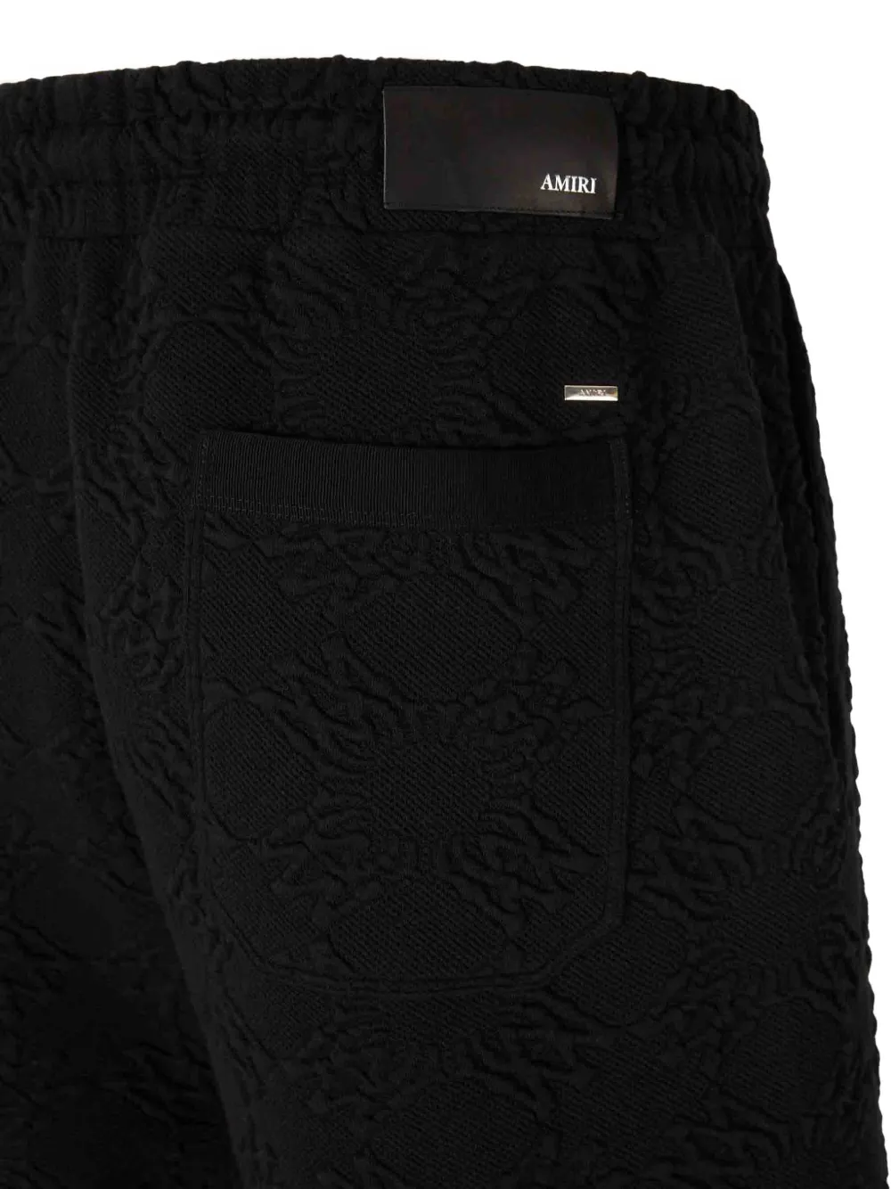 AMIRI Broek met elastische taille Zwart