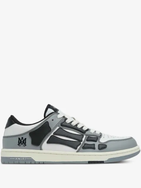 AMIRI embossed skull leather sneakers