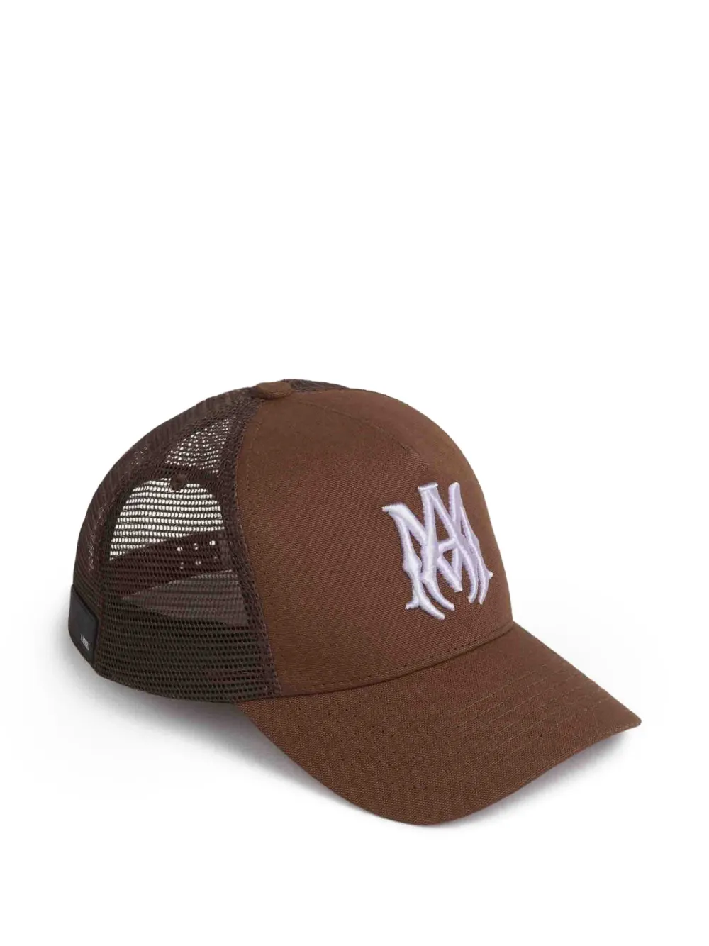  Amiri Embroidered Logo Curved Visor Cap - Brown 