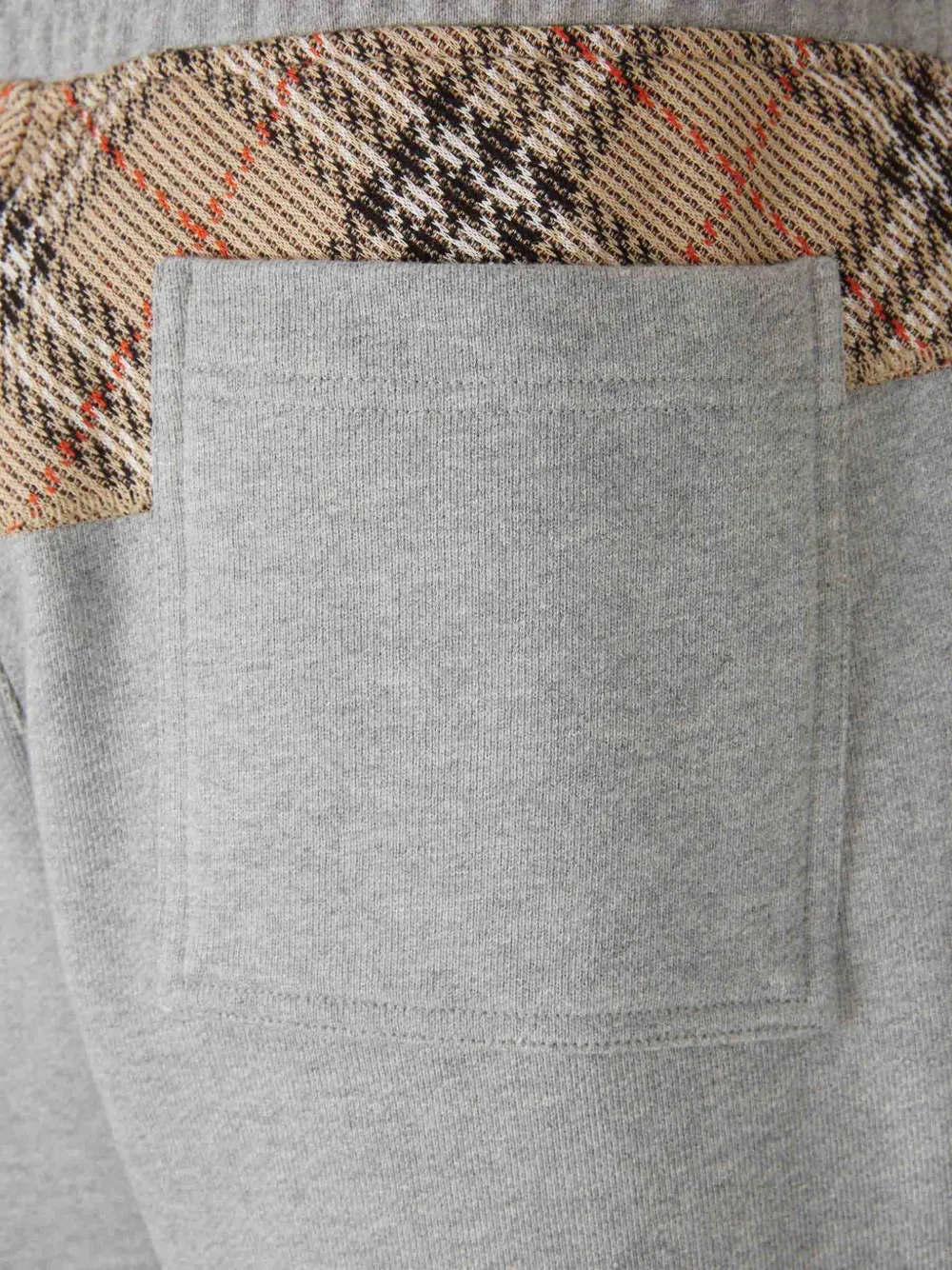 Burberry Geruite trainingsbroek Grijs