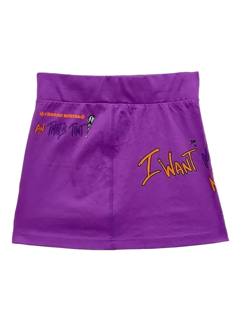 Chrome Hearts Matty Boy purple skirt - Paars