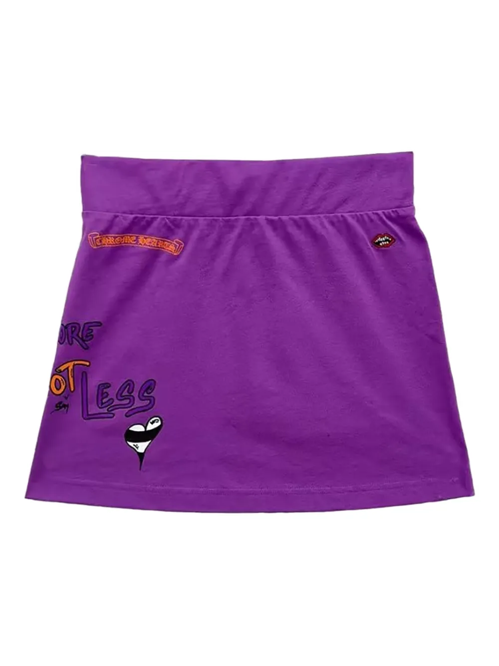 Chrome Hearts Matty Boy purple skirt - Viola