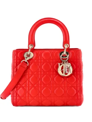 Christian Dior Pre-Owned レディ ディオール バッグ カナージュ