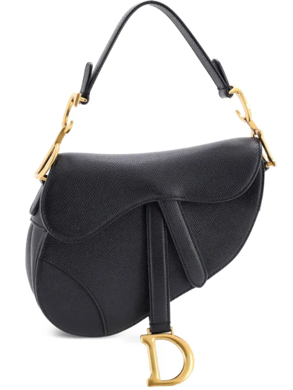 Christian Dior Pre-Owned サドル ハンドバッグ レザー ミニ