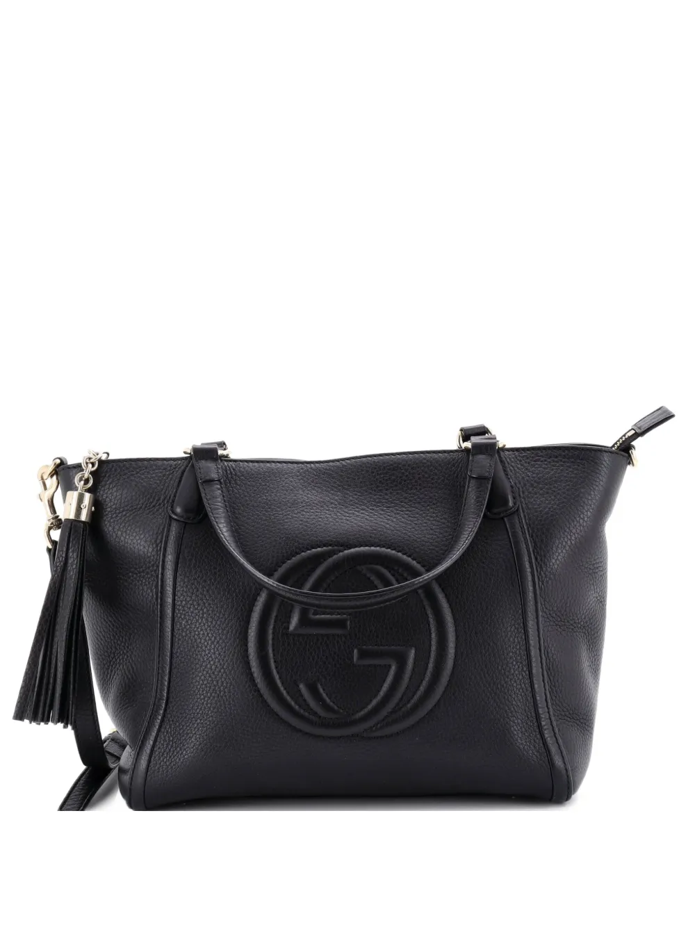 Gucci Pre-Owned Soho Convertible Top Handle Bag Leather Small satchel - Nero