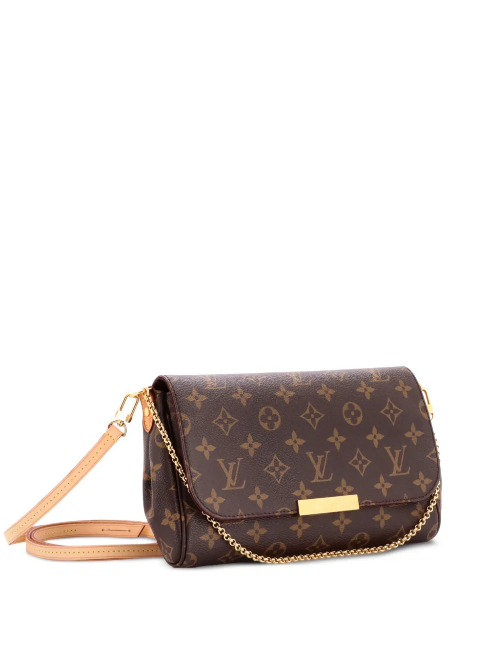 Louis Vuitton Pre-Owned Favorite Handbag Monogram Canvas MM crossbody bag - Braun
