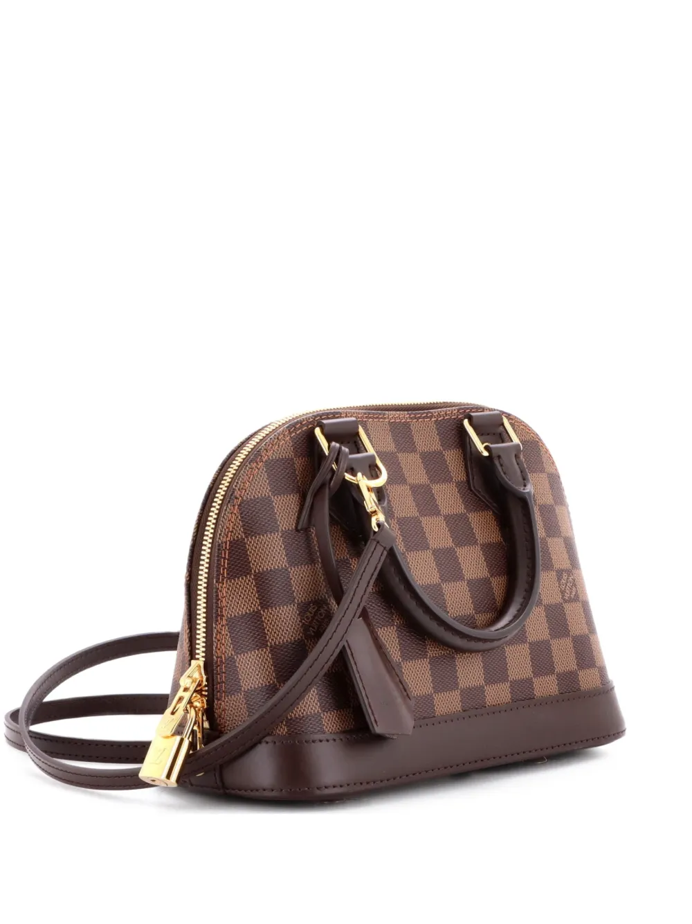 Louis Vuitton Pre-Owned Borsa a spalla Alma Damier BB - Marrone