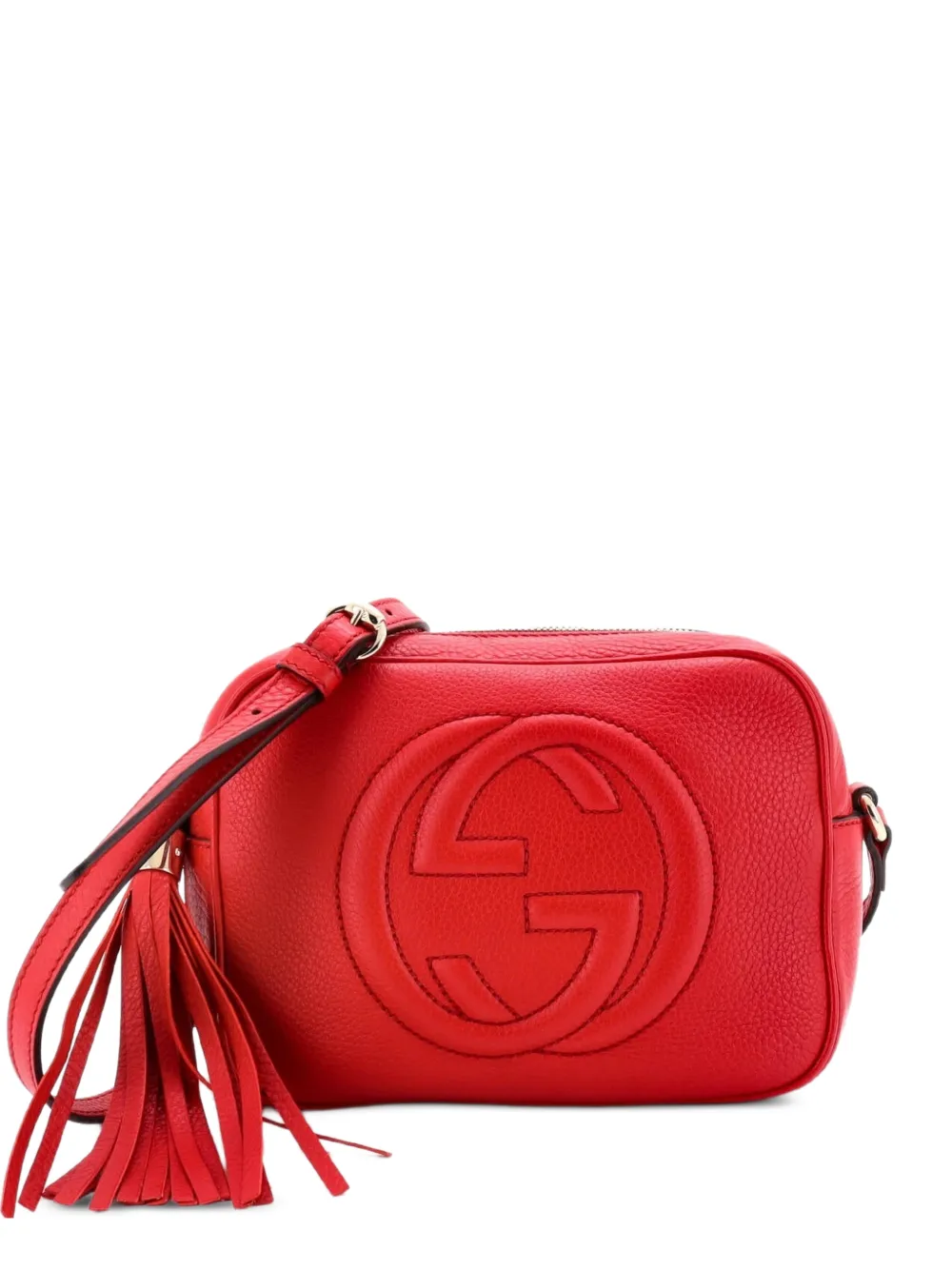 Gucci Pre-Owned Soho Disco Leather Small crossbody bag - Rosso