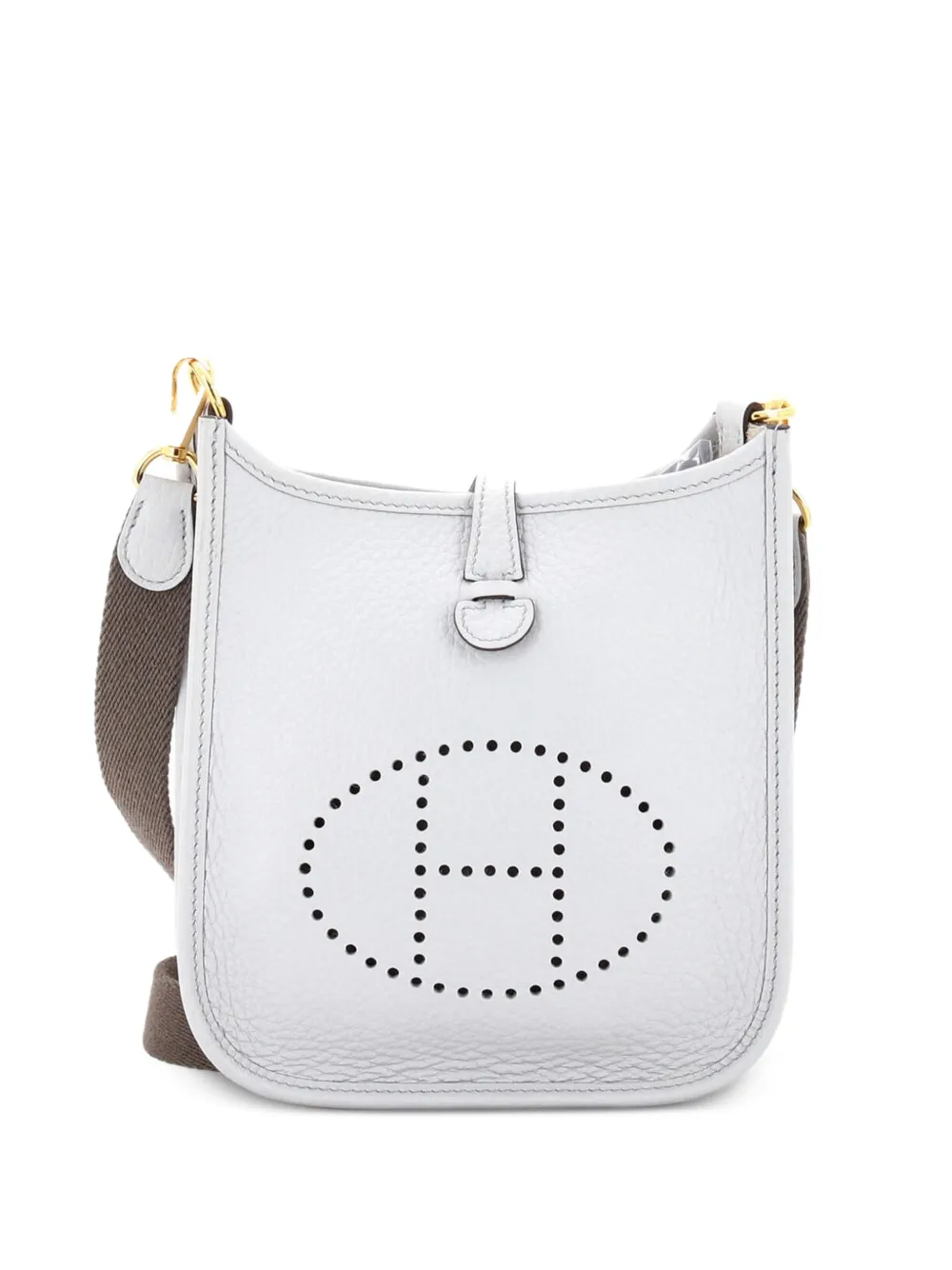 Hermès Pre-Owned Evelyne Bag Gen III Clemence TPM crossbody bag - Blu