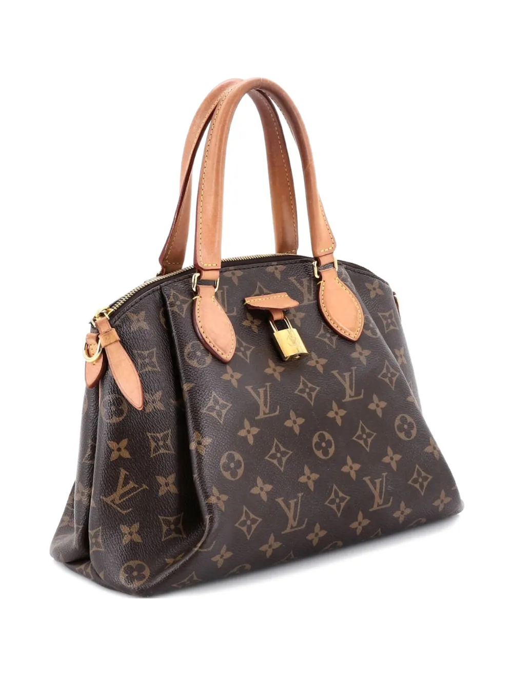 Louis Vuitton Pre-Owned Rivoli Handbag Monogram Canvas MM satchel - Marrone