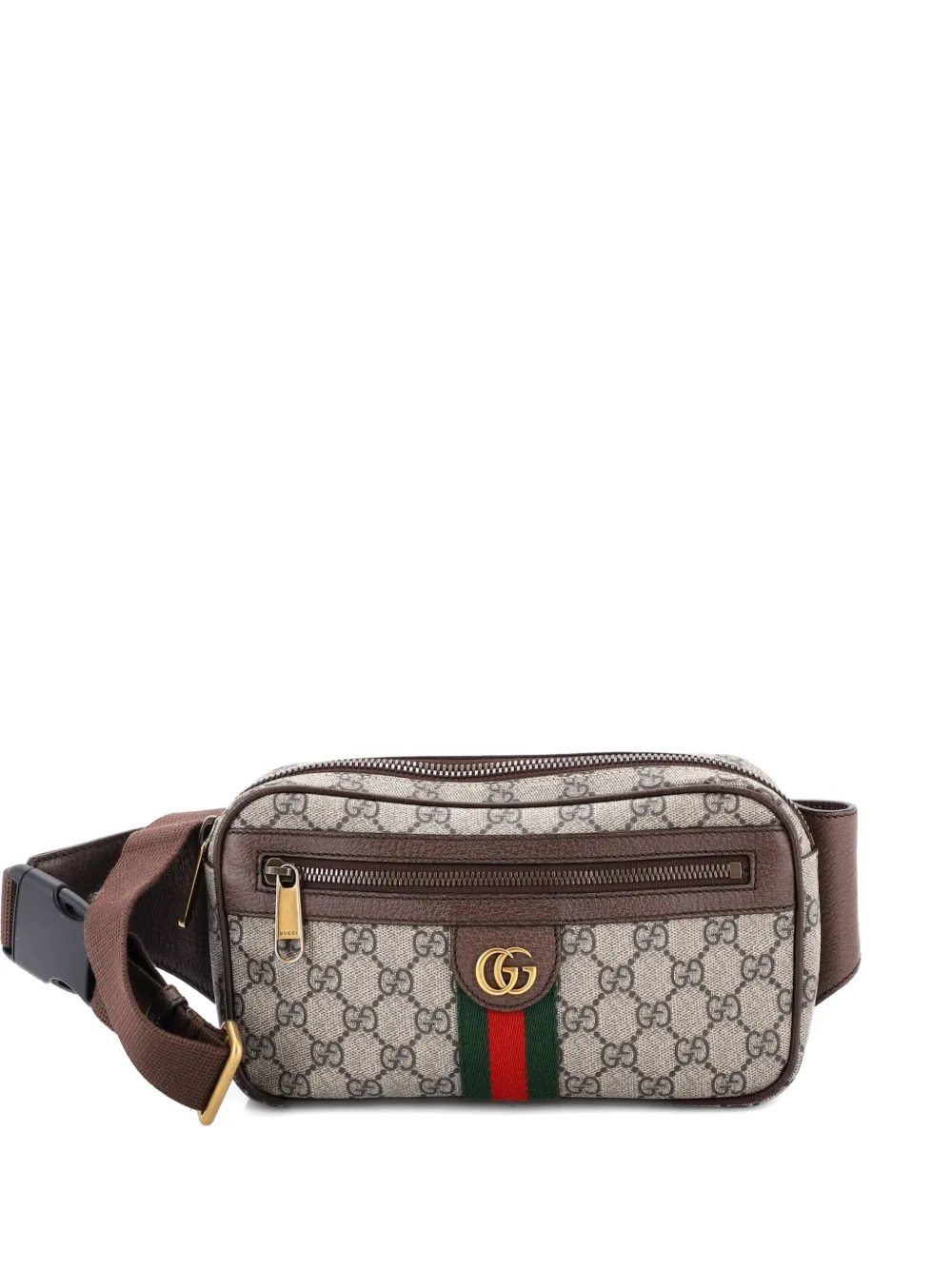 Gucci Pre-Owned Ophidia GG Coated Canvas Medium belt bag - Marrone