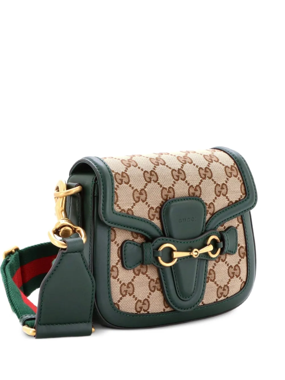 Gucci Pre-Owned Borsa a tracolla Lady Web piccola in tela GG - Marrone