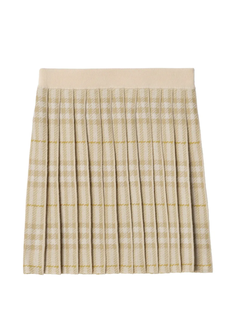 Burberry Kids pleated check skirt - Toni neutri