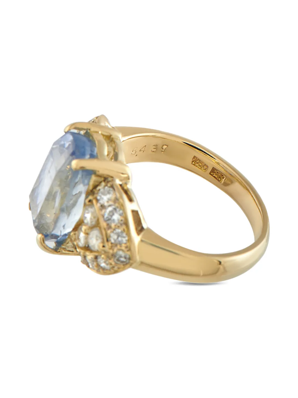 Sapphire And Diamond Ring