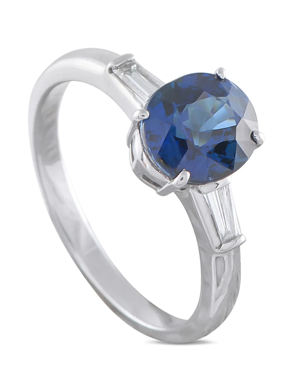 LB Exclusive diamond and sapphire ring - Argento