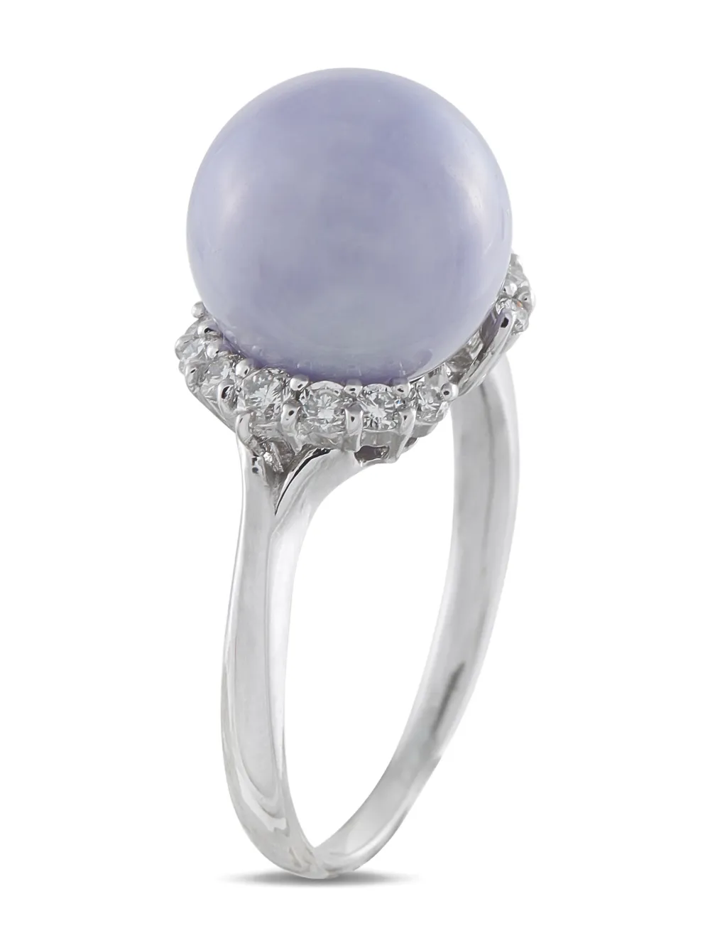 LB Exclusive diamond and jade ring - Argento