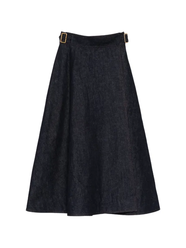 Adam Lippes Caspian Skirt in Blue