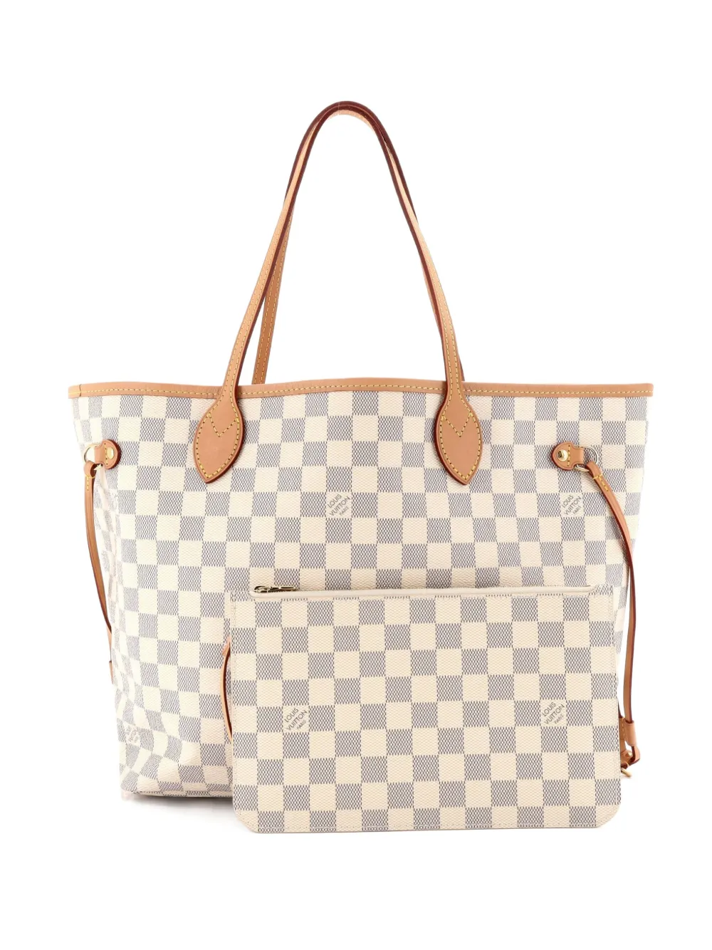 Louis Vuitton Pre-Owned Neverfull NM Damier MM tote bag - Bianco
