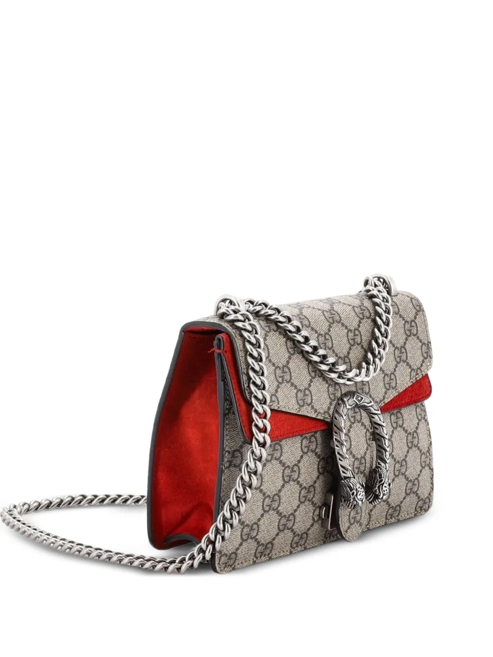 Gucci Pre-Owned Dionysus Bag GG Coated Canvas Mini crossbody bag - Marrone