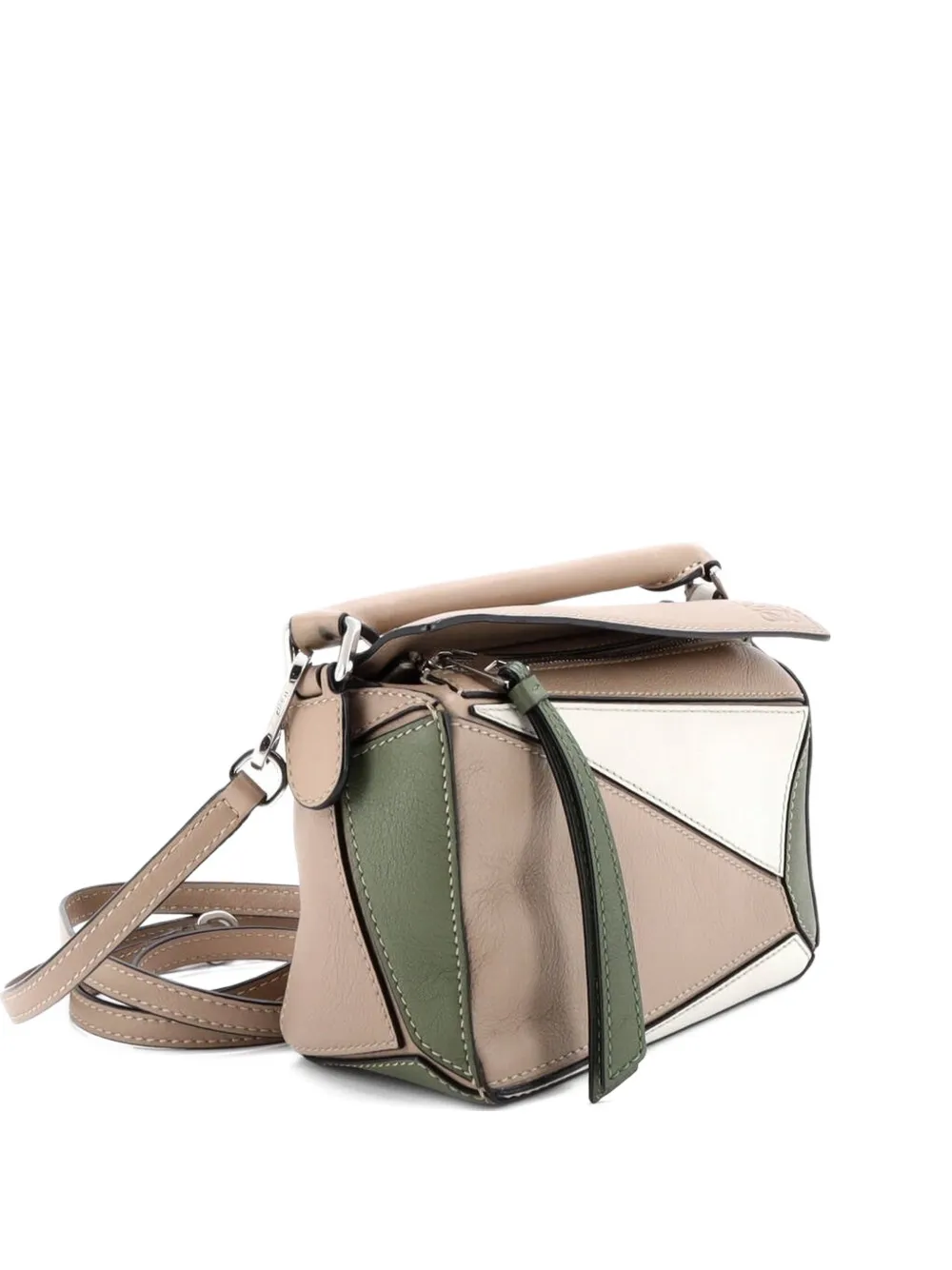 Loewe Pre-Owned Puzzle Bag Leather Mini crossbody bag - Mehrfarbig