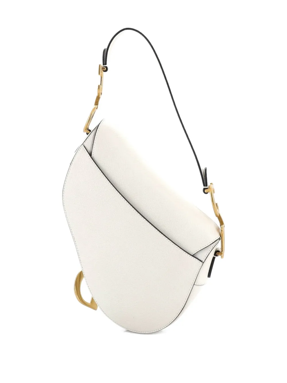 Saddle Handbag Leather Medium Shoulder Bag