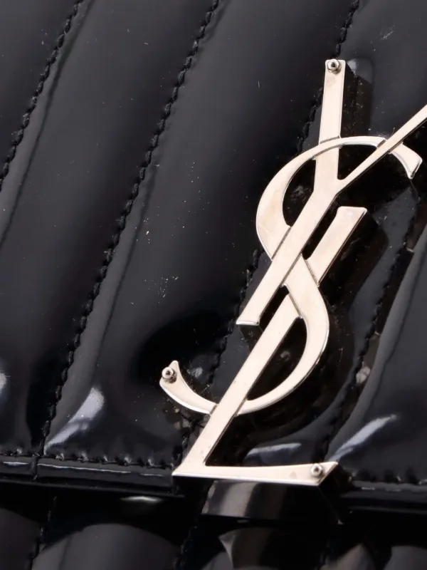 Saint Laurent Pre-Owned Vicky Crossbody Bag Vertical Quilted