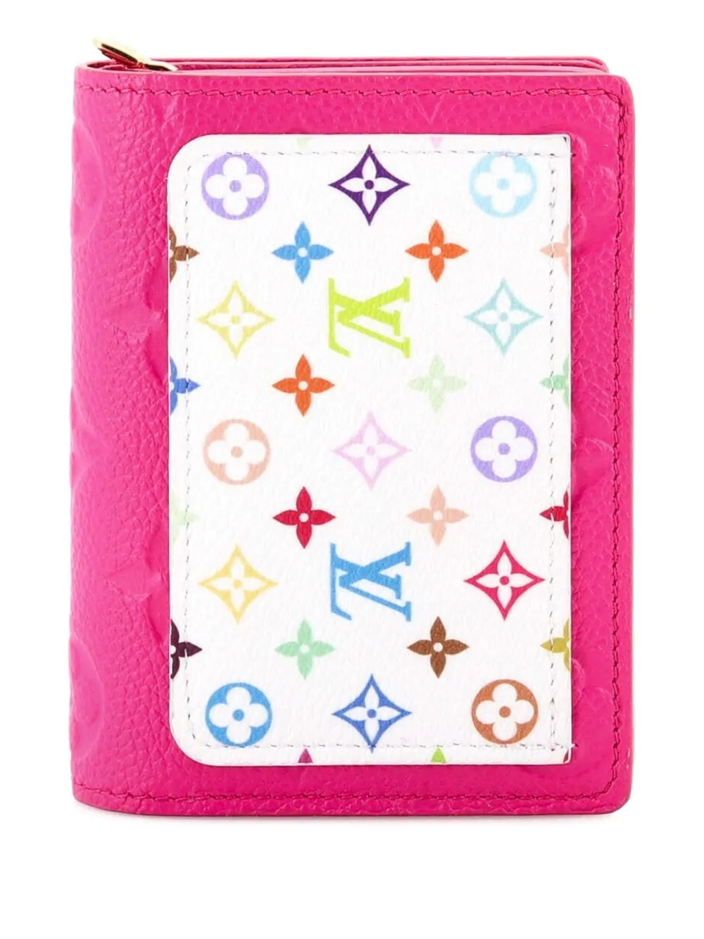 Louis Vuitton Pre-Owned x Takashi Murakami Clea Wallet Monogram Multicolor with Leather small wallets - Multicolore